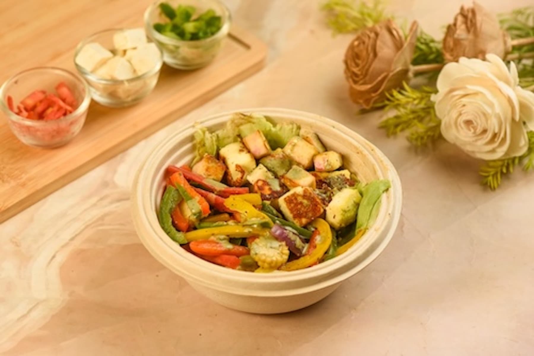 40 Grm Protein- Grilled Paneer Veggie Power Bowl